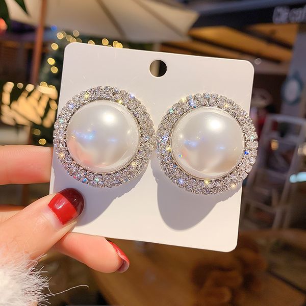 new trendy zircon geometric round ear studs charm lady luxury exquisite pearl earrings jewelry unusual gifts for women girls, Golden
new trendy zircon geometric round ear studs charm lady luxury exquisite pearl earrings jewelry unusual gifts for women girls, Golden