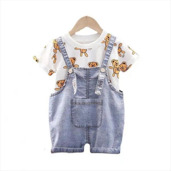 summer baby girls clothes cute children boys cartoon t shirt strap shorts 2pcs sets toddler fashion clothing kids tracksuits, White
summer baby girls clothes cute children boys cartoon t shirt strap shorts 2pcs sets toddler fashion clothing kids tracksuits, White