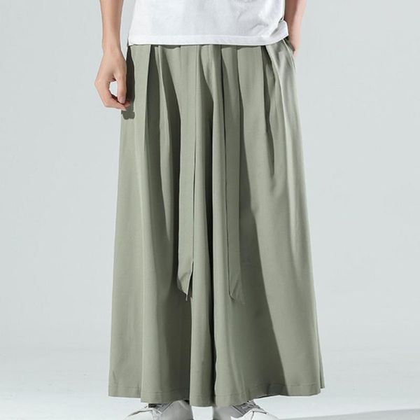 men's pants men solid color chinese style flare wide leg hip hop oversize long casual stylish sweatpants loose trousers, Black
men's pants men solid color chinese style flare wide leg hip hop oversize long casual stylish sweatpants loose trousers, Black