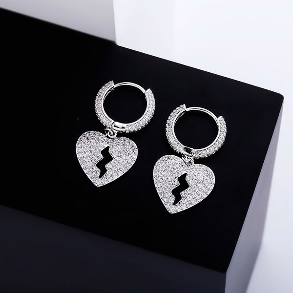 hip hop gold dangle earrings jewelry iced out broken heart mens womens silver earring
hip hop gold dangle earrings jewelry iced out broken heart mens womens silver earring