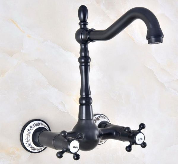 bathroom sink faucets black oil rubbed antique brass kitchen basin faucet mixer tap swivel spout wall mounted dual cross handles mnf4721
bathroom sink faucets black oil rubbed antique brass kitchen basin faucet mixer tap swivel spout wall mounted dual cross handles mnf4721
