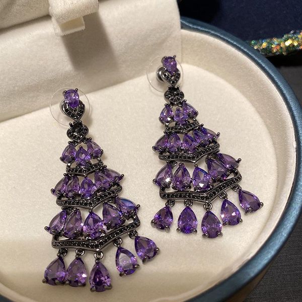 dangle & chandelier bilincolor fashion broken cubic zironia pink big tassel drop earrings for women, Silver
dangle & chandelier bilincolor fashion broken cubic zironia pink big tassel drop earrings for women, Silver