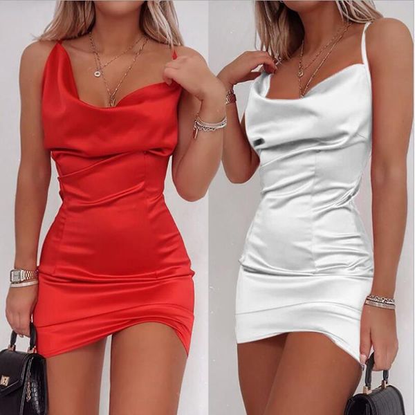 casual dresses 2021 spring and summer party dress sleeveless bag hip sling silk women's clothing, Black;gray
casual dresses 2021 spring and summer party dress sleeveless bag hip sling silk women's clothing, Black;gray