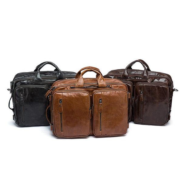 cattle leather bag, men's hand-held messenger large capacity travel luggage factory wholesale bag briefcases
cattle leather bag, men's hand-held messenger large capacity travel luggage factory wholesale bag briefcases