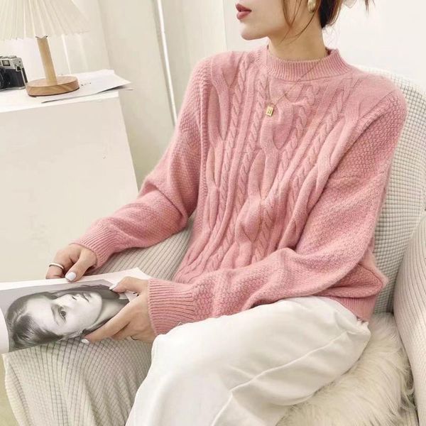 women's sweaters 2021 korean coat women 's autumn and winter crew neck pullover sweater solid color retro inner twist fashion knit, White;black
women's sweaters 2021 korean coat women 's autumn and winter crew neck pullover sweater solid color retro inner twist fashion knit, White;black