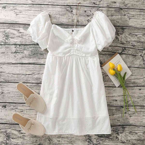 fashion small fresh v-neck short sleeves women dress vintage slim puff sleeve hollow drawstring chic female mini dresses mujer 210507, Black;gray
fashion small fresh v-neck short sleeves women dress vintage slim puff sleeve hollow drawstring chic female mini dresses mujer 210507, Black;gray