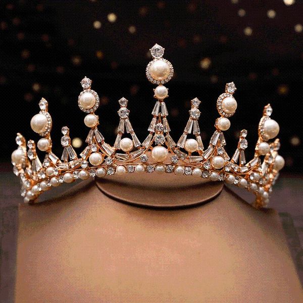 hair clips & barrettes japanese and korean bridal headdress graceful alloy pearl crown princess birthday wedding tiara accessories, Golden;silver
hair clips & barrettes japanese and korean bridal headdress graceful alloy pearl crown princess birthday wedding tiara accessories, Golden;silver