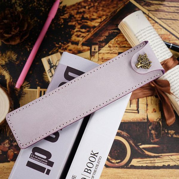 pencil bags genuine leather pen pouch holder single bag case with snap button for rollerball fountain ballpoint (purple)
pencil bags genuine leather pen pouch holder single bag case with snap button for rollerball fountain ballpoint (purple)