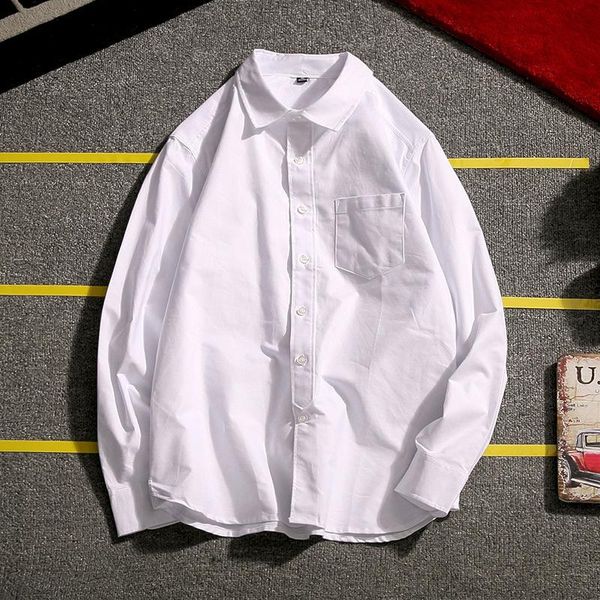 men's casual shirts young korean spring and autumn shirt long sleeve cotton fashion slim wear, White;black
men's casual shirts young korean spring and autumn shirt long sleeve cotton fashion slim wear, White;black