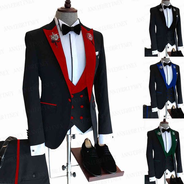 men's suits & blazers latest brand velvet lapel suit for men custom slim fit prom party wedding groom dress tuxedo blazer vest wit, White;black
men's suits & blazers latest brand velvet lapel suit for men custom slim fit prom party wedding groom dress tuxedo blazer vest wit, White;black