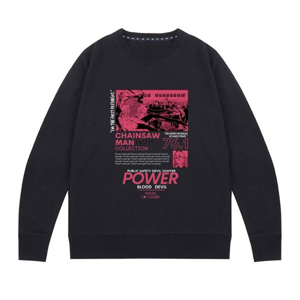 manga harajuku pullover anime chainsaw man sweatshirt power pattern sweatshirts men women oversized fashion streetwear men's hoodies, Black
manga harajuku pullover anime chainsaw man sweatshirt power pattern sweatshirts men women oversized fashion streetwear men's hoodies, Black