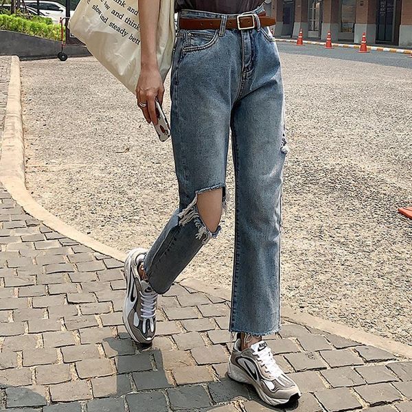 jeans woman 2021 casual denim vintage high waist straight pant streetwear loose female street women's, Blue
jeans woman 2021 casual denim vintage high waist straight pant streetwear loose female street women's, Blue