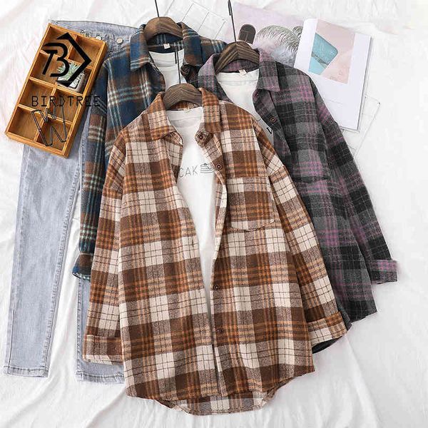 winter new women purple plaid fullsleeve thick warm woolen shirt jacket vintage oversize stylish girl spring outweart0n436t 210430, Black
winter new women purple plaid fullsleeve thick warm woolen shirt jacket vintage oversize stylish girl spring outweart0n436t 210430, Black