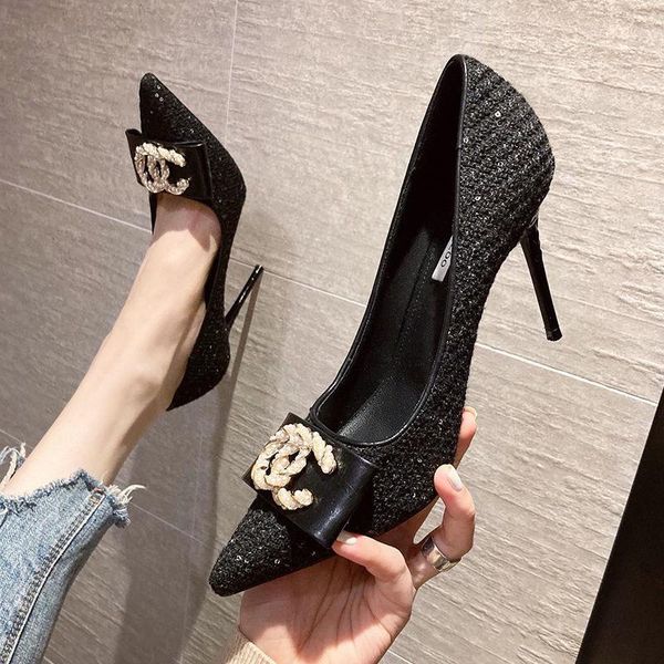 dress shoes fashion heels mules women breathable pointed toe for women's pumps autumn high stilettos, Black
dress shoes fashion heels mules women breathable pointed toe for women's pumps autumn high stilettos, Black