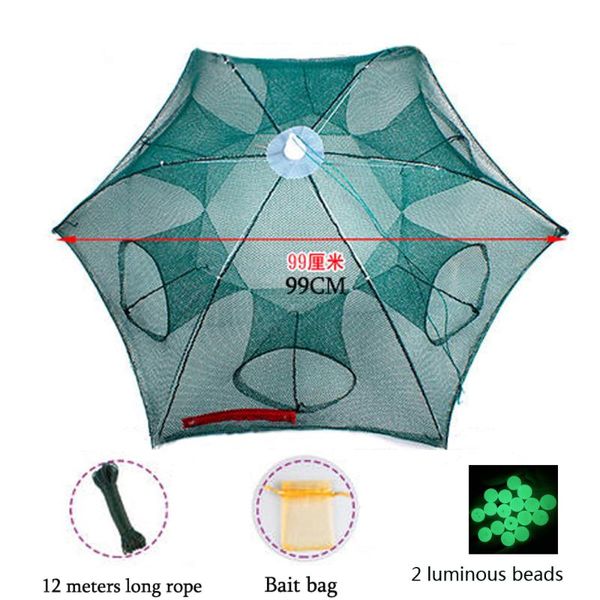 fishing accessories automatic folding umbrella net 6/8/12/16/20 hole foldable fish cage throwing portable shrimp crab
fishing accessories automatic folding umbrella net 6/8/12/16/20 hole foldable fish cage throwing portable shrimp crab
