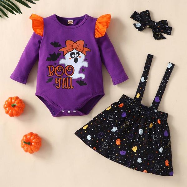 clothing sets halloween baby costume infant girls clothes ruffled cartoon ghost romper skirt outfits casual overalls, White
clothing sets halloween baby costume infant girls clothes ruffled cartoon ghost romper skirt outfits casual overalls, White