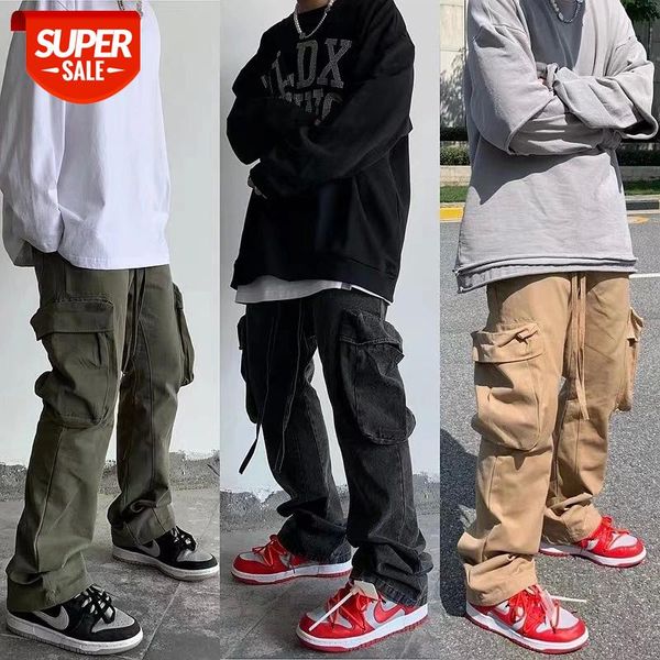 harajuku side pockets streetwear flare pants mens drawstring straight washed baggy cargo hip hop loose casual trousers #au2y, Blue
harajuku side pockets streetwear flare pants mens drawstring straight washed baggy cargo hip hop loose casual trousers #au2y, Blue