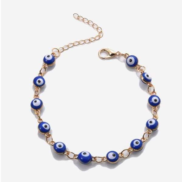 charm bracelets punk gold turkish blue evil eye bracelet fashion enamel beaded jewelry for women men friendship lucky gift bijoux, Golden;silver
charm bracelets punk gold turkish blue evil eye bracelet fashion enamel beaded jewelry for women men friendship lucky gift bijoux, Golden;silver