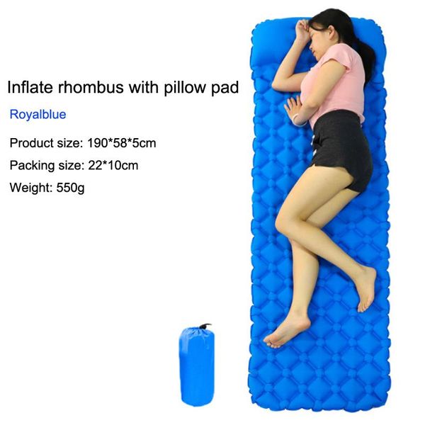 outdoor inflatable sleeping pad air cushion camping mat with pillow mattress sofa pads
outdoor inflatable sleeping pad air cushion camping mat with pillow mattress sofa pads