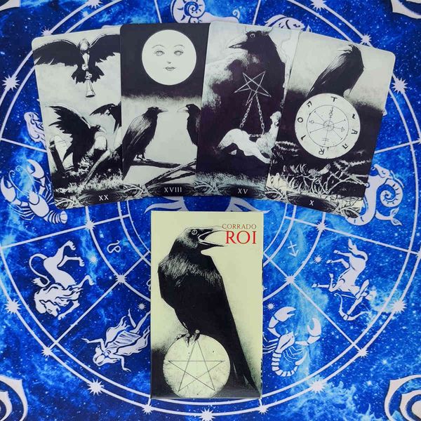 new cover murder of crows tarot cards divination deck entertainment party board game support drop shipping 78 pcs/box
new cover murder of crows tarot cards divination deck entertainment party board game support drop shipping 78 pcs/box