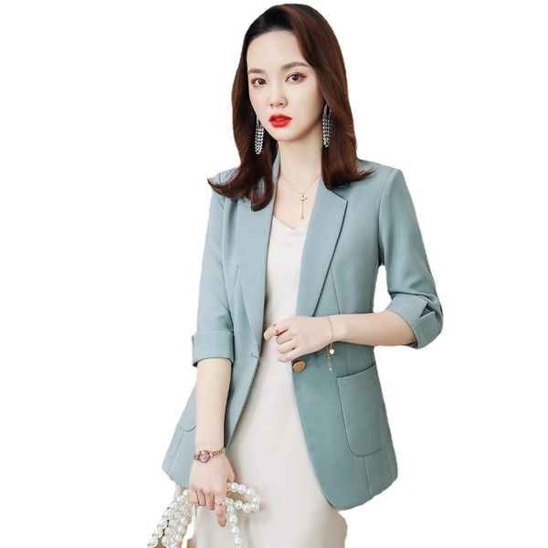 women's trench coats blazer spring and summer fashion temperament casual professional jacket, Tan;black
women's trench coats blazer spring and summer fashion temperament casual professional jacket, Tan;black