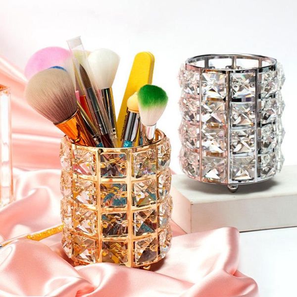 fashion women makeup brush tools holder bucket cosmetic storage crystal box collector pencil vase boxes & bins
fashion women makeup brush tools holder bucket cosmetic storage crystal box collector pencil vase boxes & bins