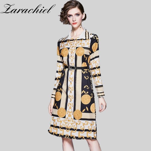 fashion single-breasted retro print belted shirt women summer streetwear long sleeve straight knee-length dress 210416, Black;gray
fashion single-breasted retro print belted shirt women summer streetwear long sleeve straight knee-length dress 210416, Black;gray
