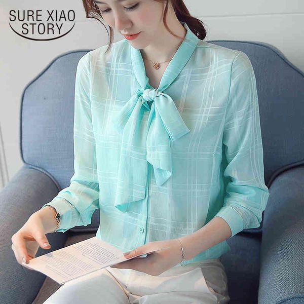 arrived spring blouse women's long-sleeved female chiffon shirts women fashion loose bottoming d398 30 210521, White
arrived spring blouse women's long-sleeved female chiffon shirts women fashion loose bottoming d398 30 210521, White