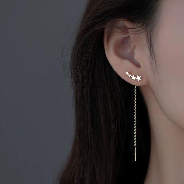 dangle & chandelier selling simple stylish star women drop earrings shiny silver color exquisite female earring fashion jewelry long chain
dangle & chandelier selling simple stylish star women drop earrings shiny silver color exquisite female earring fashion jewelry long chain