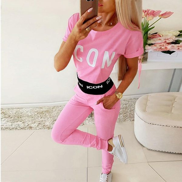 casual letter printed womens tracksuits short sleeve pullover elastic waist pants 2 piece outfits for tracksuit set, Gray
casual letter printed womens tracksuits short sleeve pullover elastic waist pants 2 piece outfits for tracksuit set, Gray