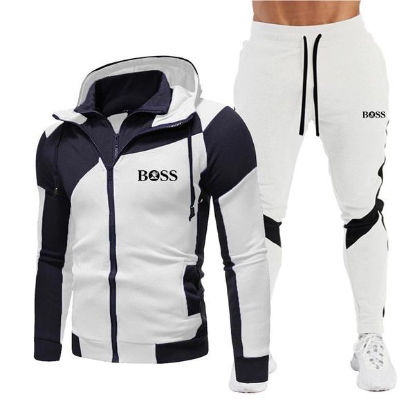 men's tracksuits b style autumn and winter suit zipper hoodie + pants two pieces of casual sportswear gym brand clothing sports s, Gray
men's tracksuits b style autumn and winter suit zipper hoodie + pants two pieces of casual sportswear gym brand clothing sports s, Gray