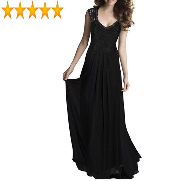 chiffon lace summer 2021 elegant party dress maxi v-neck sleeveless black blue red vestidos kj012 casual dresses, Black;gray
chiffon lace summer 2021 elegant party dress maxi v-neck sleeveless black blue red vestidos kj012 casual dresses, Black;gray