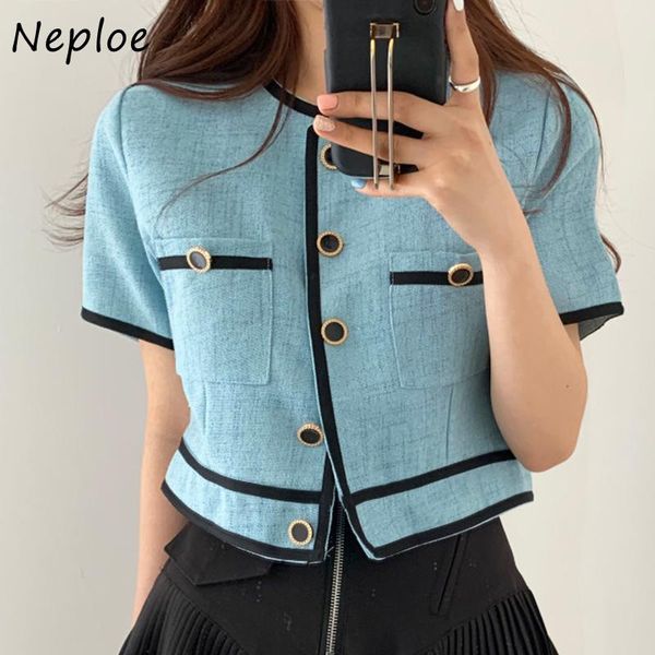 women's jackets neploe korean small frangrance short knit cardigans women o neck sleeve single breast slim jacket female summer coat 1e, Black;brown
women's jackets neploe korean small frangrance short knit cardigans women o neck sleeve single breast slim jacket female summer coat 1e, Black;brown