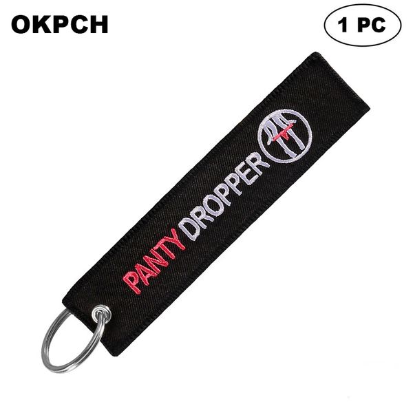 key fobs chains jewelry red embroidery remove before flight keyring gift for friends pk0069, Silver
key fobs chains jewelry red embroidery remove before flight keyring gift for friends pk0069, Silver