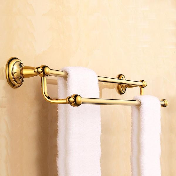 towel racks retail - luxury brass bar, double holder, gold color bathroom rock, l15936
towel racks retail - luxury brass bar, double holder, gold color bathroom rock, l15936