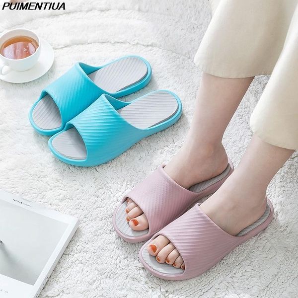 puimentiua home slippers summer indoor floor non-slip women couple family and men bathroom bath sandals, Black
puimentiua home slippers summer indoor floor non-slip women couple family and men bathroom bath sandals, Black