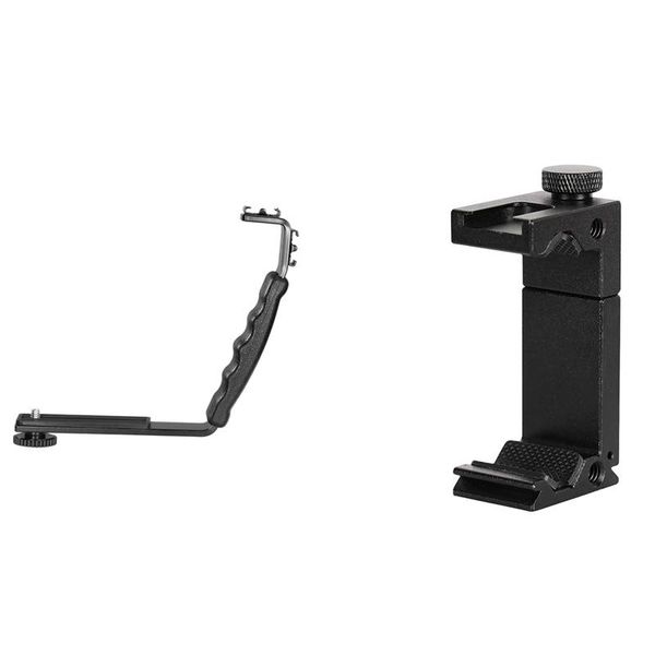 stabilizers camera stand l-angle 2 flash dv tray double shoe & metal mobile phone clip holder
stabilizers camera stand l-angle 2 flash dv tray double shoe & metal mobile phone clip holder