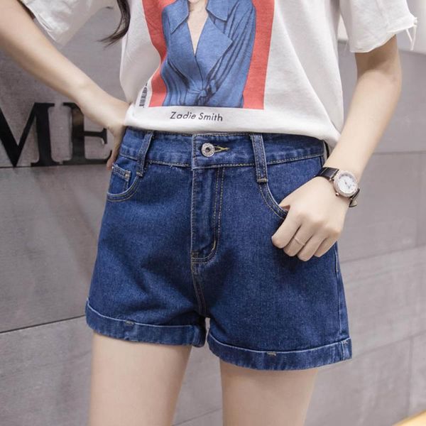 women's shorts street style women denim vintage high waist cuffed jeans wear for girl summer spring autumn loose crimping student, White;black
women's shorts street style women denim vintage high waist cuffed jeans wear for girl summer spring autumn loose crimping student, White;black