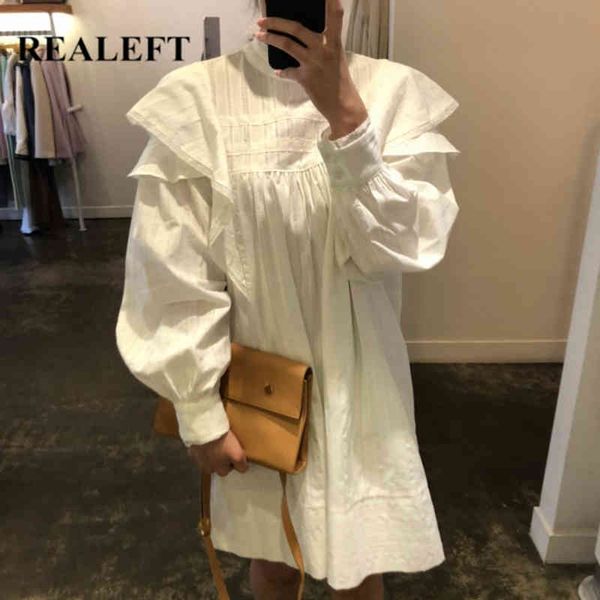chic ruffles women's dress elegant lace patchwork high waist lantern sleeve straight female white spring 210428, Black;gray
chic ruffles women's dress elegant lace patchwork high waist lantern sleeve straight female white spring 210428, Black;gray