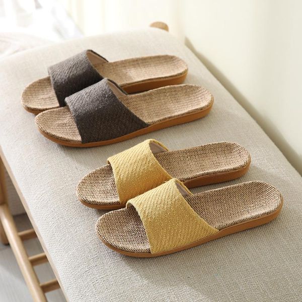 summer linen women's slippers mixed color casual indoor floor shoes home ladies open toe flat, Black
summer linen women's slippers mixed color casual indoor floor shoes home ladies open toe flat, Black