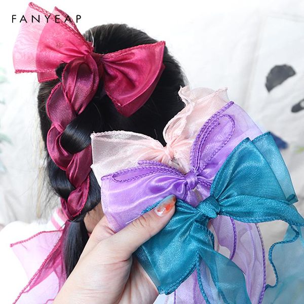 hair accessories children's bow ribbon clip solid lace hairpins girls headwear princess barrette styling tools kids fashion, Slivery;white
hair accessories children's bow ribbon clip solid lace hairpins girls headwear princess barrette styling tools kids fashion, Slivery;white