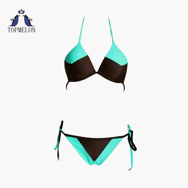 women's swimwear women bikini 2021 swimsuit female low waist geometric patchwork brazilian beach push up bather bathing suit, White;black
women's swimwear women bikini 2021 swimsuit female low waist geometric patchwork brazilian beach push up bather bathing suit, White;black