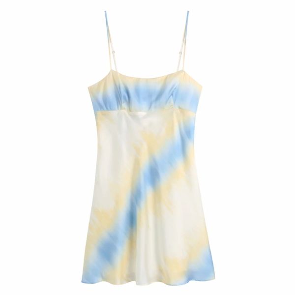 summer women tie dye printing satin suspender mini dress female sleeveless clothes casual lady loose vestido d7676 210430, Black;gray
summer women tie dye printing satin suspender mini dress female sleeveless clothes casual lady loose vestido d7676 210430, Black;gray