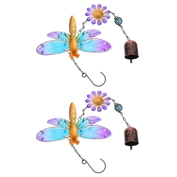 decorative objects & figurines 2pcs dragonfly wind chime creative bell outdoor hanging decor (colorful)
decorative objects & figurines 2pcs dragonfly wind chime creative bell outdoor hanging decor (colorful)