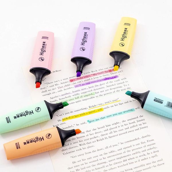 highlighters macaroon color mini colorful pastel markers 6 colors single text focus marker pens for school office supplies, Black;red
highlighters macaroon color mini colorful pastel markers 6 colors single text focus marker pens for school office supplies, Black;red