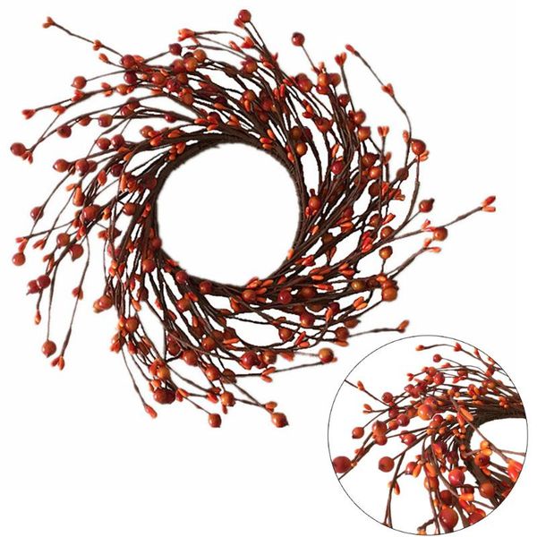decorative flowers & wreaths artificial berries garland simulation red beads wreath christmas wedding home party hanging decor wall door win
decorative flowers & wreaths artificial berries garland simulation red beads wreath christmas wedding home party hanging decor wall door win