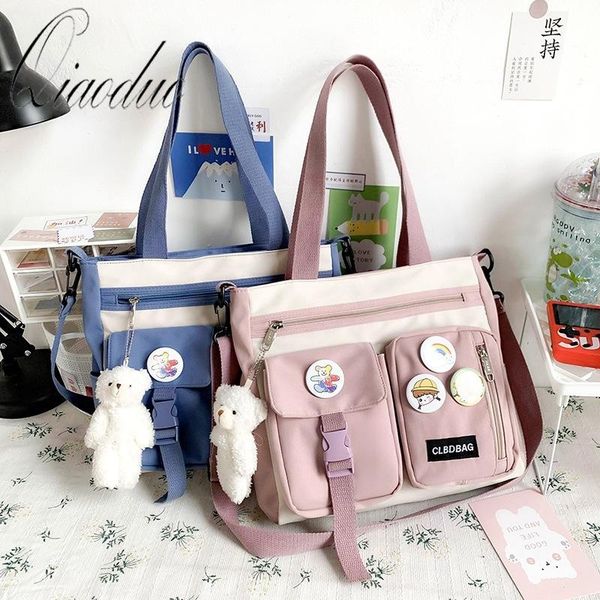 evening bags qiaoduo kawaii women shoulder waterproof nylon panelled handbag casual tote 2021 cute shopping crossbody bag for ladies
evening bags qiaoduo kawaii women shoulder waterproof nylon panelled handbag casual tote 2021 cute shopping crossbody bag for ladies