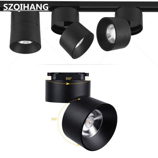 cob led track lighting 9w/12w/15w/20w 360 degree rotatable white/black shell spotlights ac85-265v lights
cob led track lighting 9w/12w/15w/20w 360 degree rotatable white/black shell spotlights ac85-265v lights