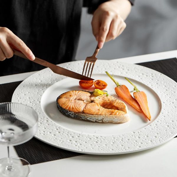 dishes & plates pure white ceramic for steak plate fish pasta buffet commercial restaurant supplies
dishes & plates pure white ceramic for steak plate fish pasta buffet commercial restaurant supplies