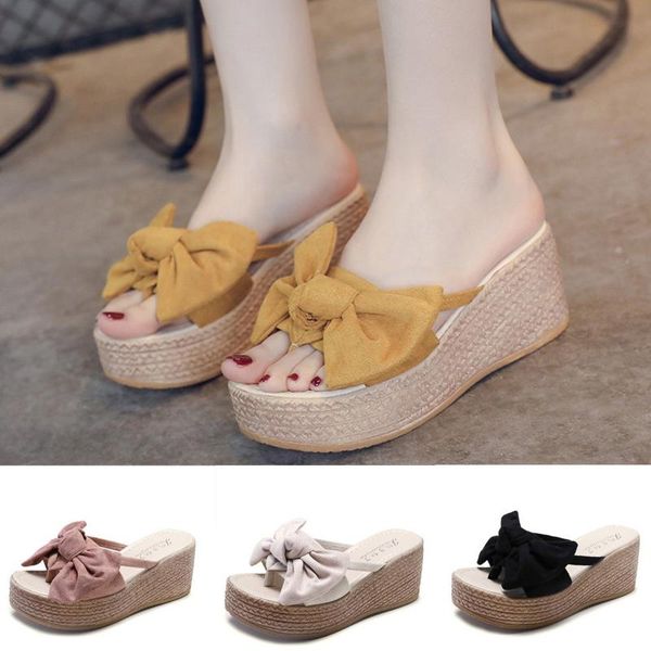slippers sagace womens fashion wedgesopen toe flat casual slipper leisure sandal female butterfly-knot beach shoes roman sandals, Black
slippers sagace womens fashion wedgesopen toe flat casual slipper leisure sandal female butterfly-knot beach shoes roman sandals, Black